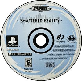 Artwork on the Disc for Animorphs: Shattered Reality on the Sony Playstation.