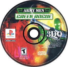 Artwork on the Disc for Army Men: Green Rogue on the Sony Playstation.