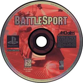 Artwork on the Disc for Battlesport on the Sony Playstation.