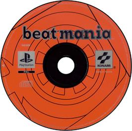 Artwork on the Disc for Beatmania on the Sony Playstation.