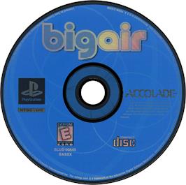 Artwork on the Disc for Big Air on the Sony Playstation.