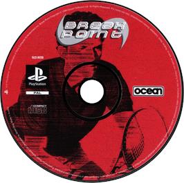 Artwork on the Disc for Break Point on the Sony Playstation.