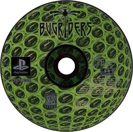 Artwork on the Disc for BugRiders: The Race of Kings on the Sony Playstation.