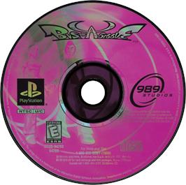 Artwork on the Disc for Bust A Groove on the Sony Playstation.