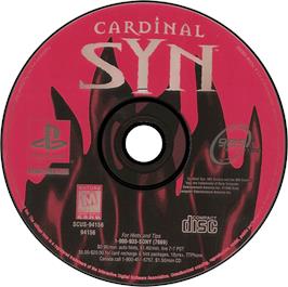 Artwork on the Disc for Cardinal Syn on the Sony Playstation.