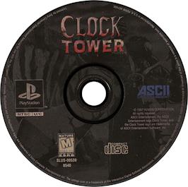 Artwork on the Disc for Clock Tower on the Sony Playstation.