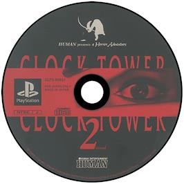 Artwork on the Disc for Clock Tower 2: The Struggle Within on the Sony Playstation.
