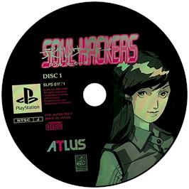 Artwork on the Disc for Devil Summoner: Soul Hackers on the Sony Playstation.
