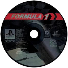 Artwork on the Disc for Formula 1 on the Sony Playstation.