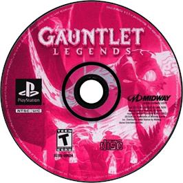 Artwork on the Disc for Gauntlet Legends on the Sony Playstation.