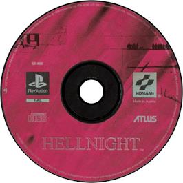 Artwork on the Disc for Hellnight on the Sony Playstation.