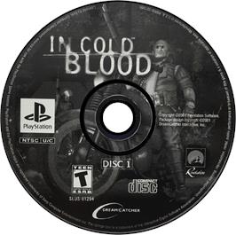 Artwork on the Disc for In Cold Blood on the Sony Playstation.