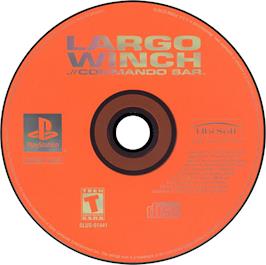 Artwork on the Disc for Largo Winch .// Commando SAR on the Sony Playstation.