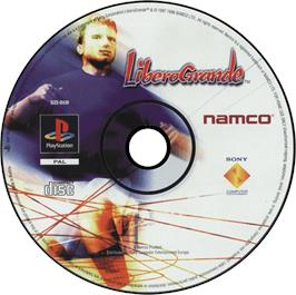 Artwork on the Disc for Libero Grande on the Sony Playstation.