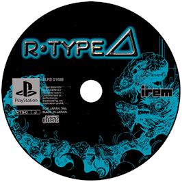 Artwork on the Disc for R-Type Delta on the Sony Playstation.