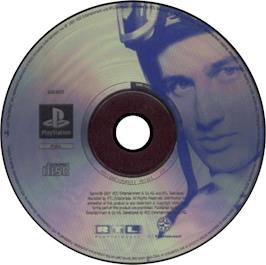 Artwork on the Disc for RTL Skispringen 2002 on the Sony Playstation.