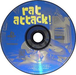Artwork on the Disc for Rat Attack on the Sony Playstation.