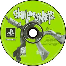 Artwork on the Disc for Skullmonkeys on the Sony Playstation.
