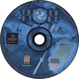 Artwork on the Disc for Thunderstrike 2 on the Sony Playstation.