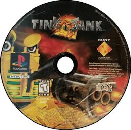 Artwork on the Disc for Tiny Tank on the Sony Playstation.