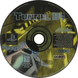 Artwork on the Disc for Tunnel B1 on the Sony Playstation.