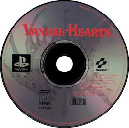 Artwork on the Disc for Vandal Hearts on the Sony Playstation.