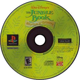 Artwork on the Disc for Walt Disney's The Jungle Book: Rhythm n' Groove on the Sony Playstation.