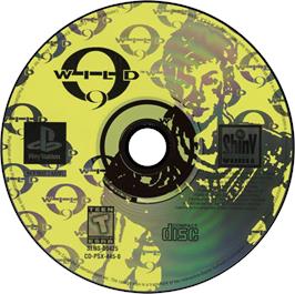 Artwork on the Disc for Wild 9 on the Sony Playstation.
