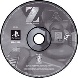 Artwork on the Disc for Z on the Sony Playstation.