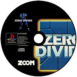 Artwork on the Disc for Zero Divide on the Sony Playstation.