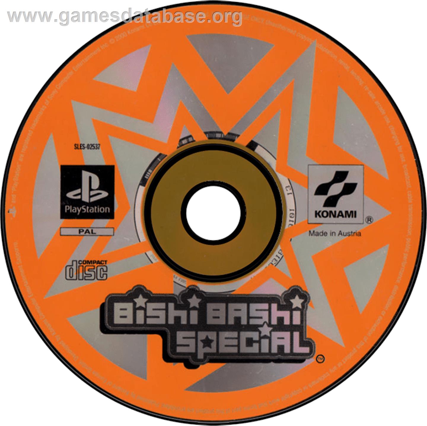 Bishi Bashi Special - Sony Playstation - Artwork - Disc