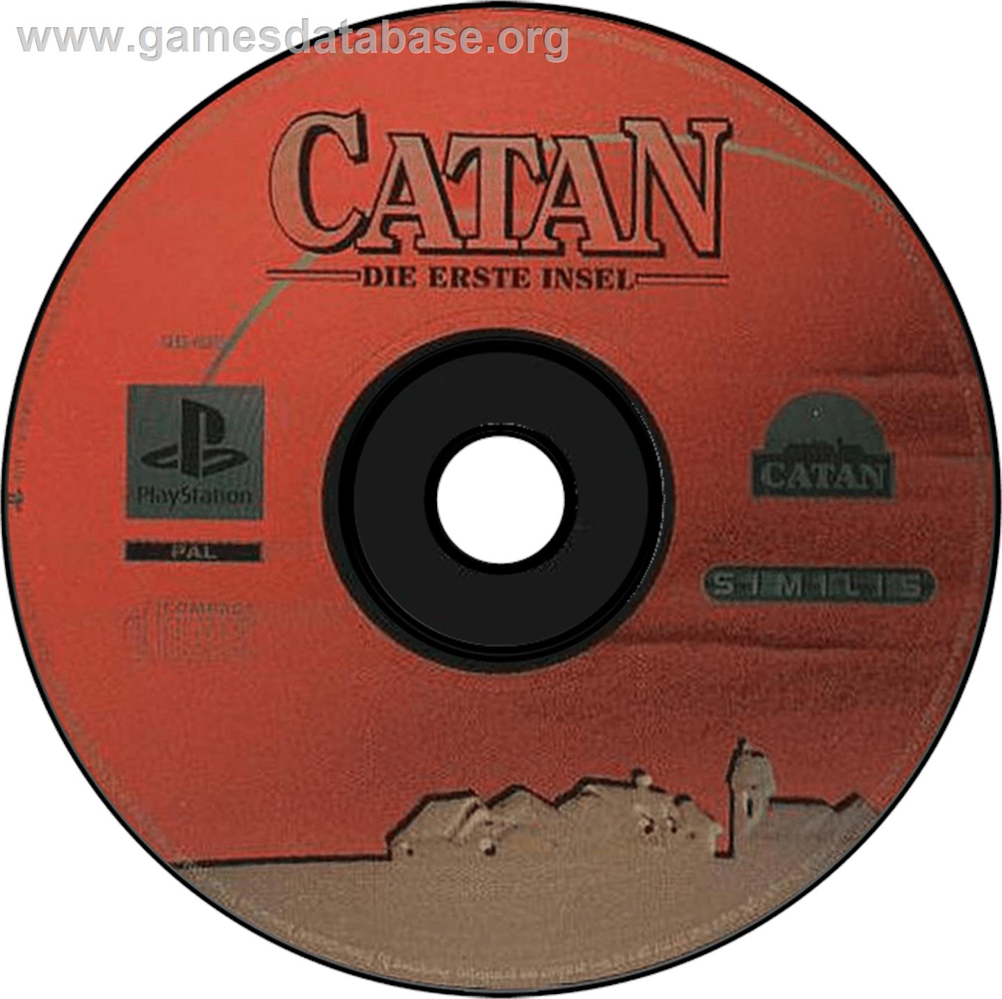 Catan: Die Erste Insel - Sony Playstation - Artwork - Disc