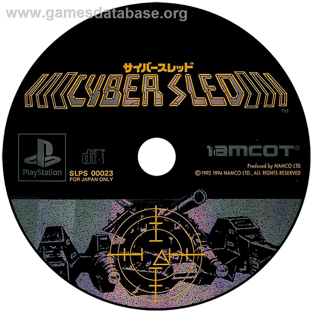 Cyber Sled - Sony Playstation - Artwork - Disc