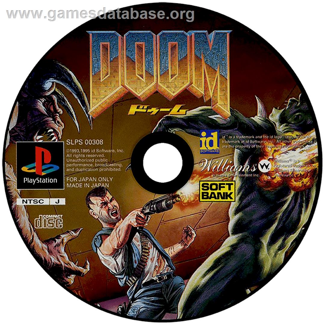 DOOM - Sony Playstation - Artwork - Disc