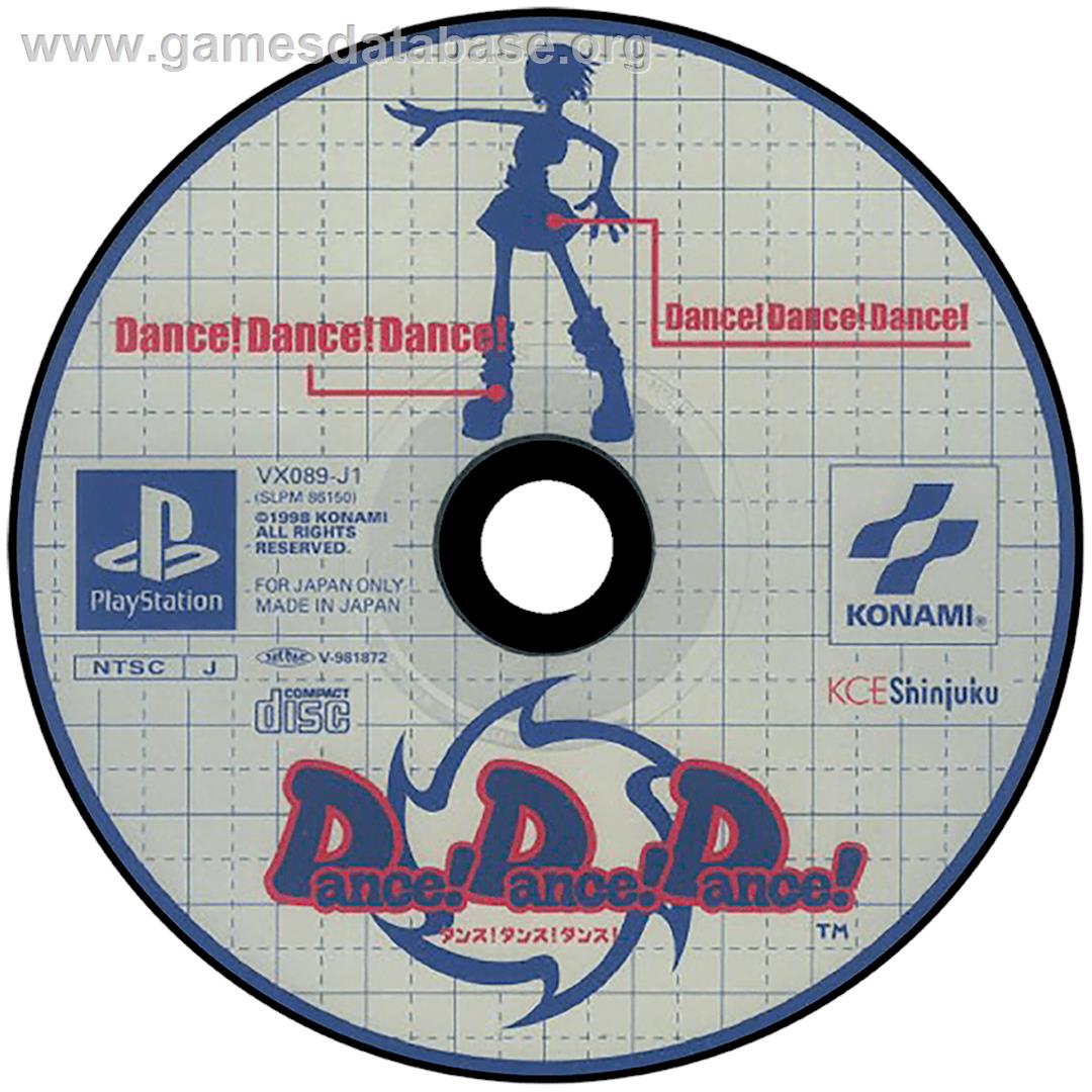 Dance:UK - Sony Playstation - Artwork - Disc