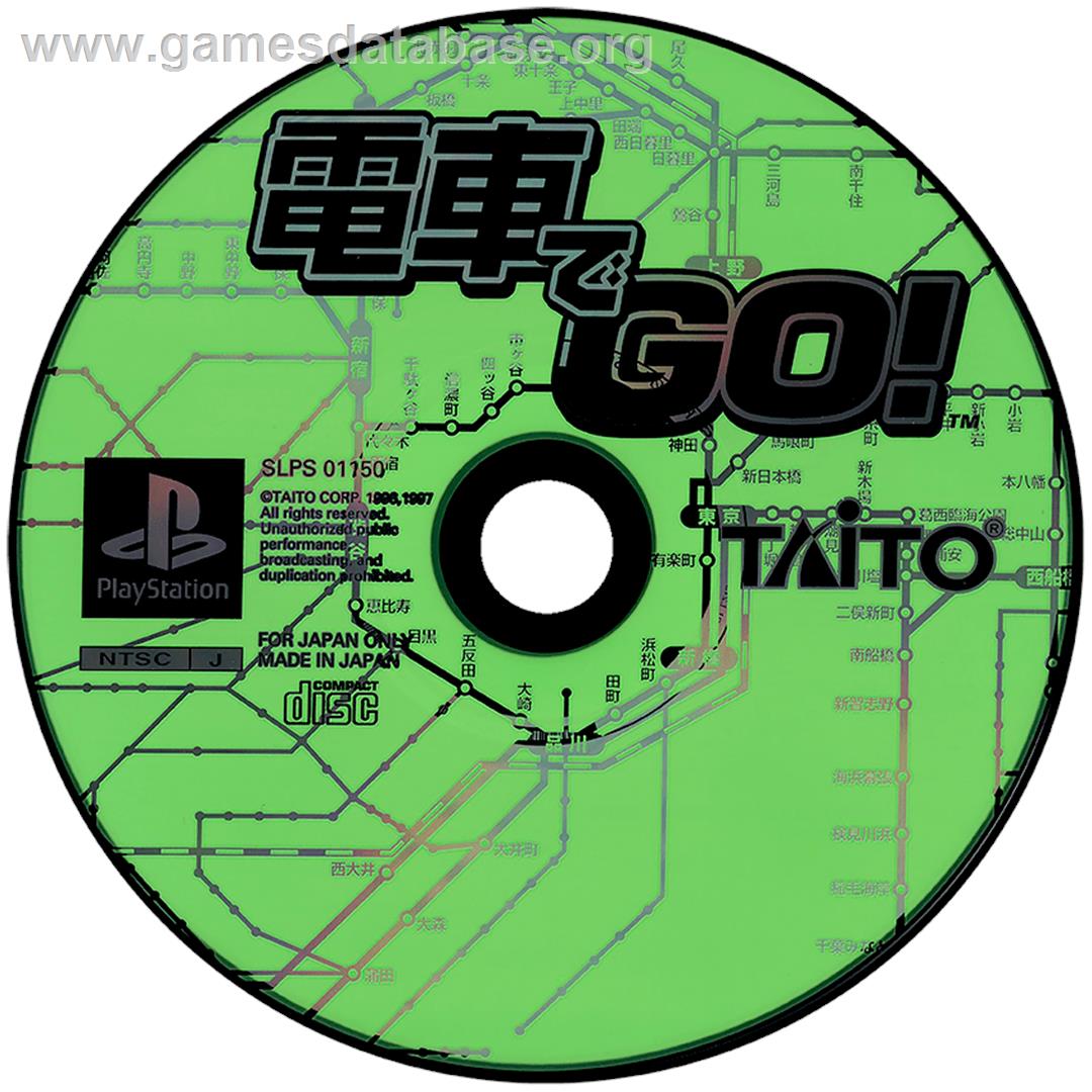 Densha de Go! - Sony Playstation - Artwork - Disc