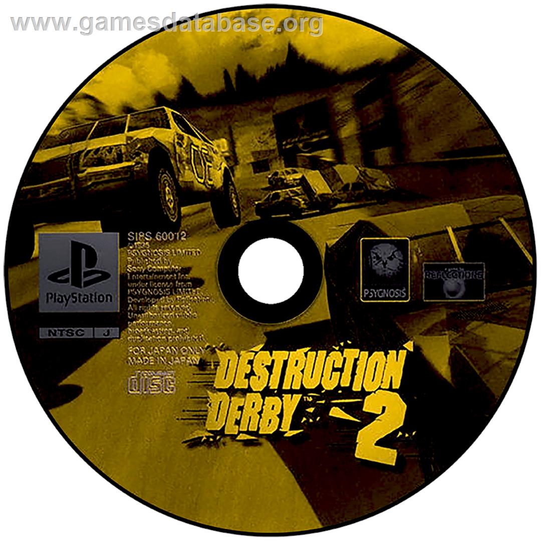 Destruction Derby 2 - Sony Playstation - Artwork - Disc