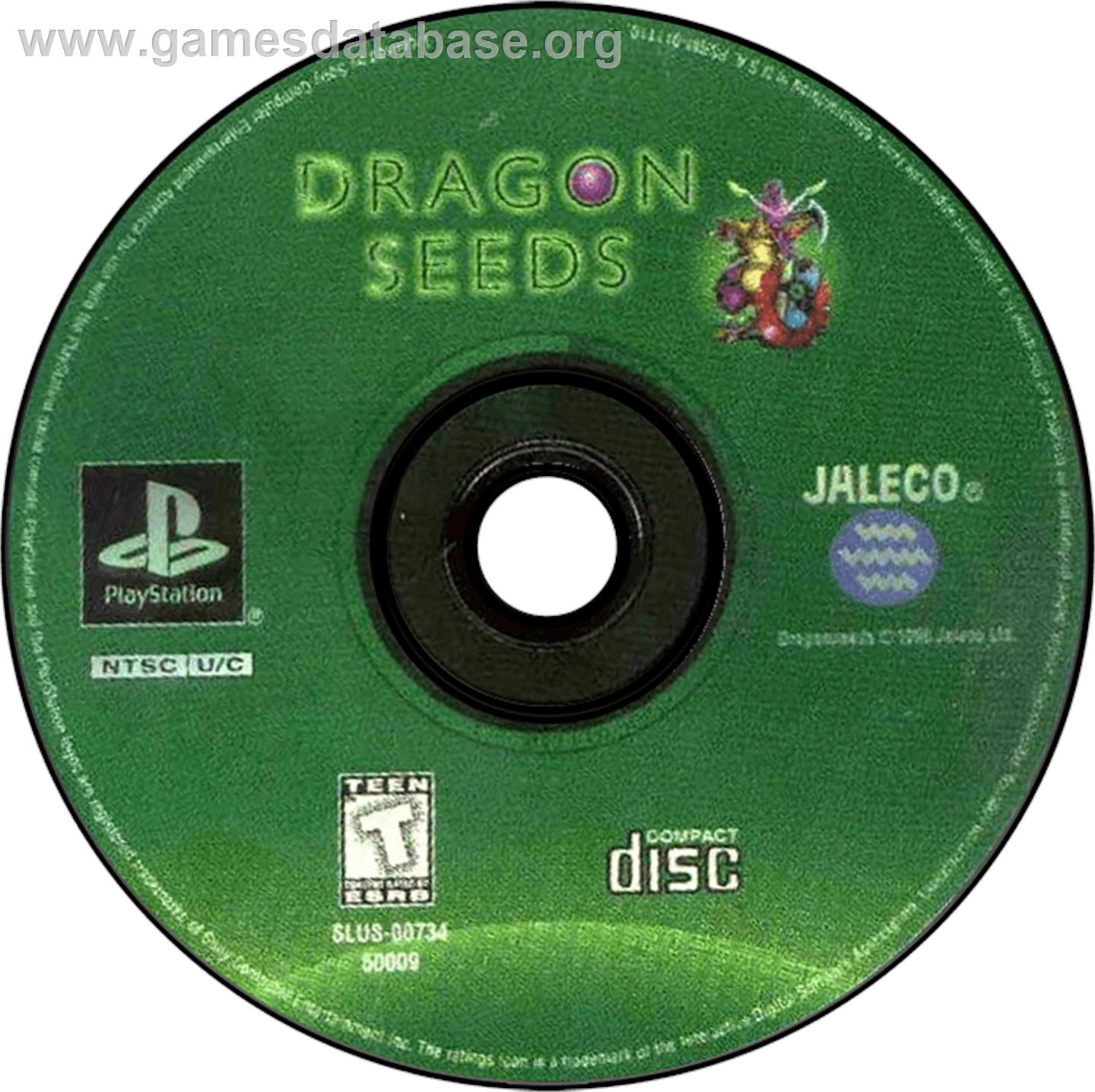 Dragon Seeds - Sony Playstation - Artwork - Disc