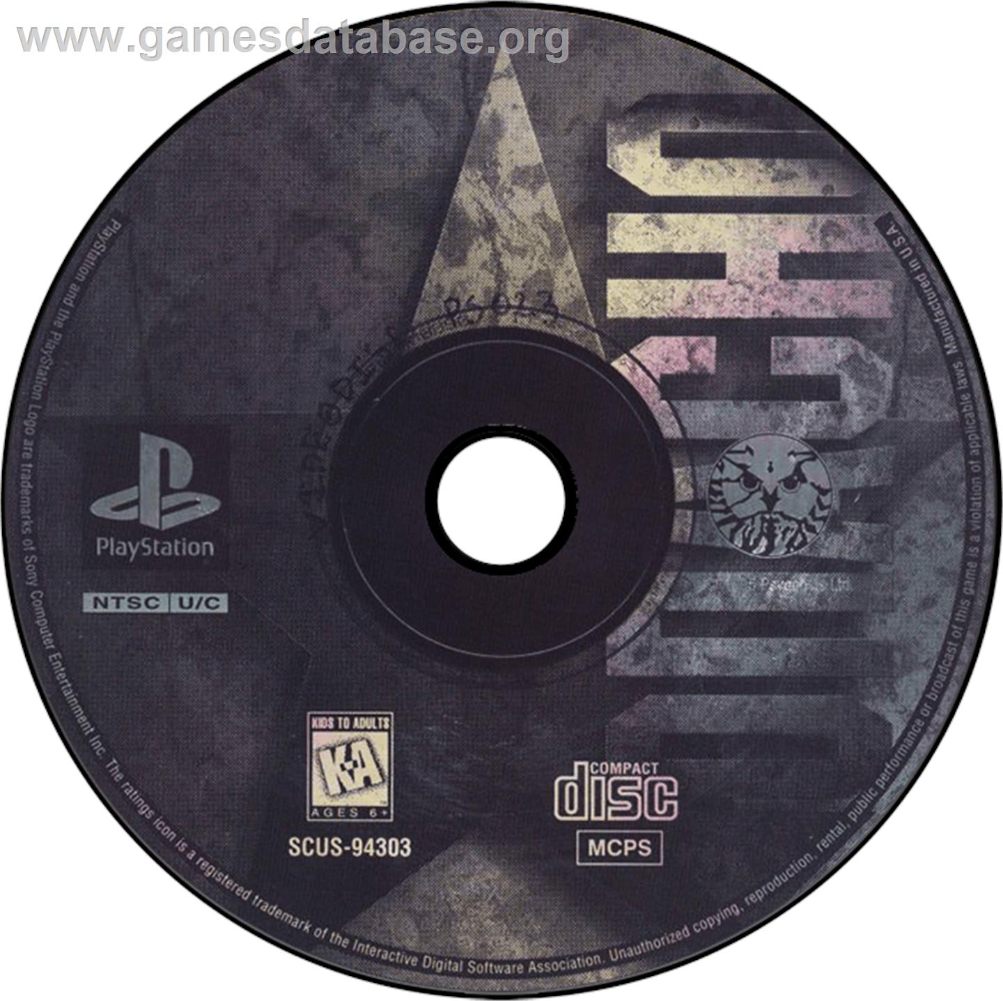 Krazy Ivan - Sony Playstation - Artwork - Disc