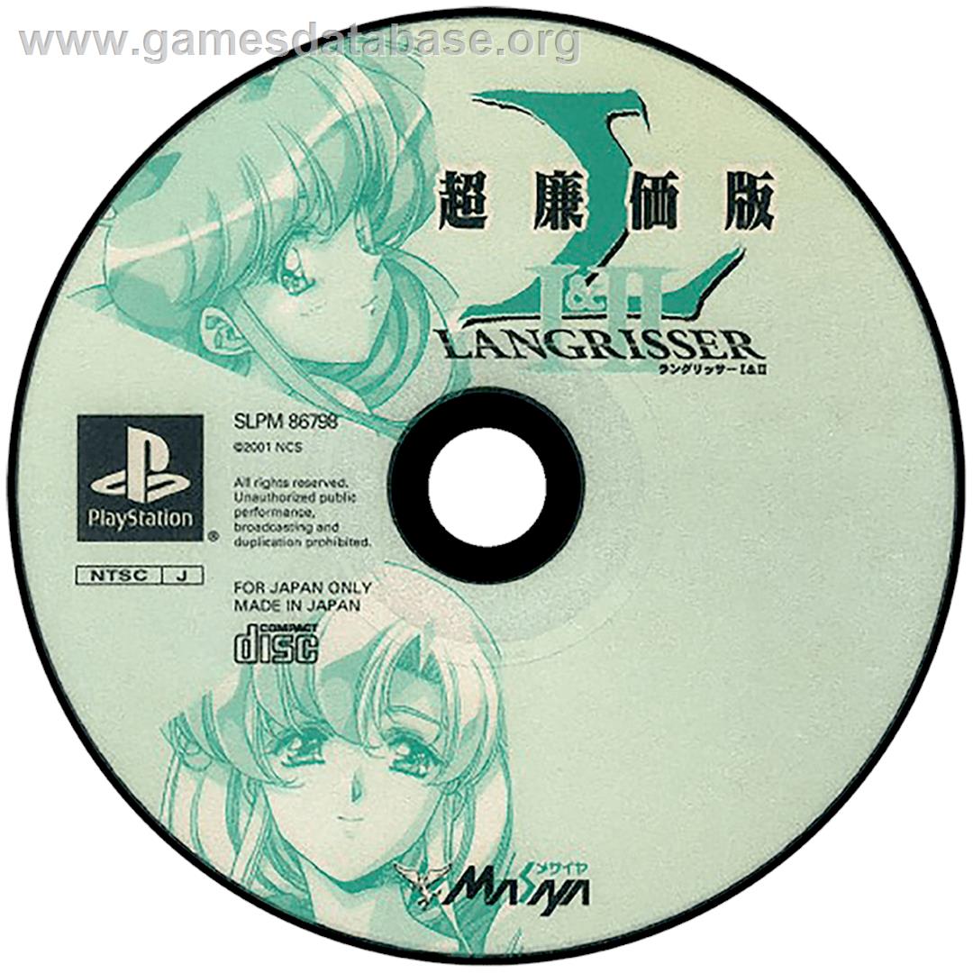 Langrisser I & II - Sony Playstation - Artwork - Disc