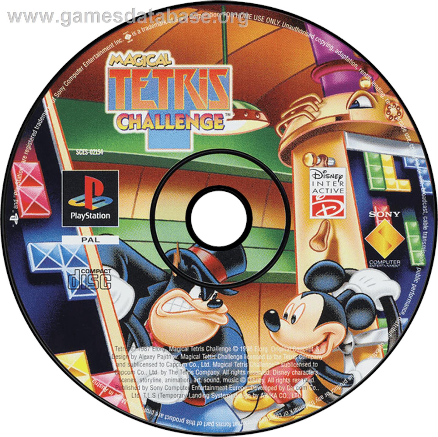 Magical Tetris Challenge - Sony Playstation - Artwork - Disc