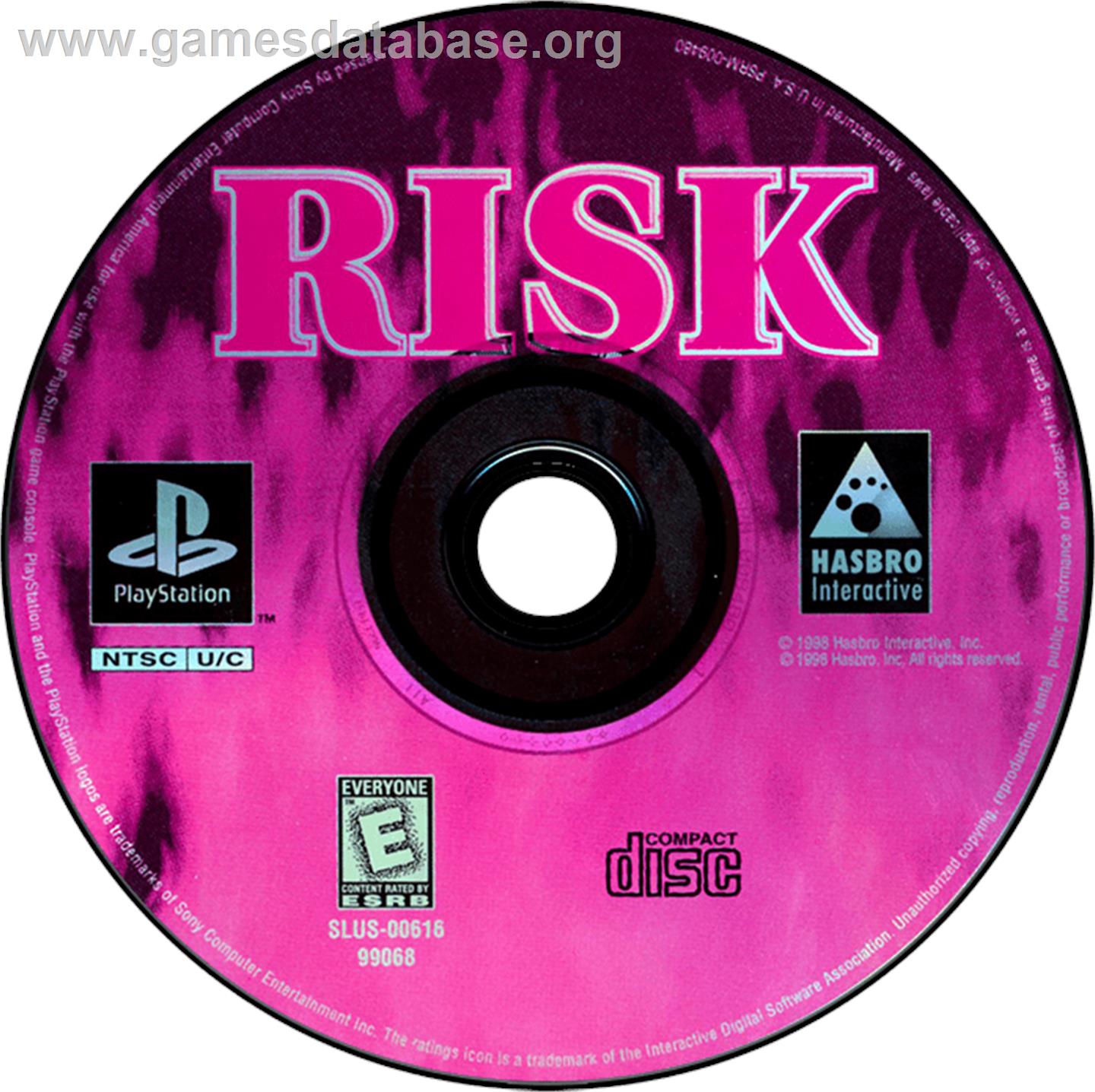 RISK: The Game of Global Domination - Sony Playstation - Artwork - Disc