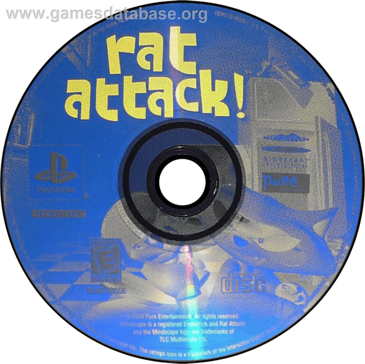 Rat Attack - Sony Playstation - Artwork - Disc