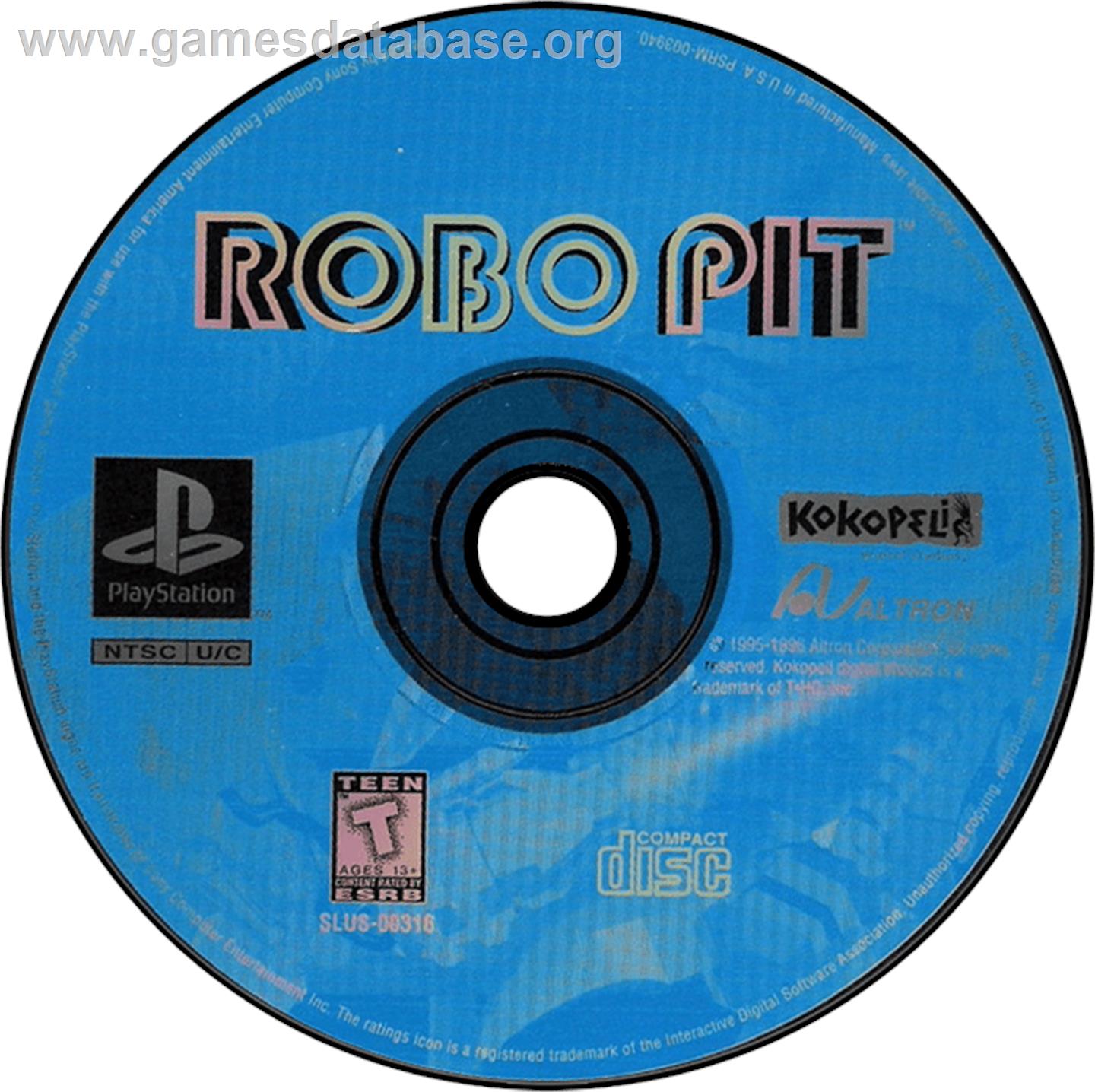 Robo Pit - Sony Playstation - Artwork - Disc