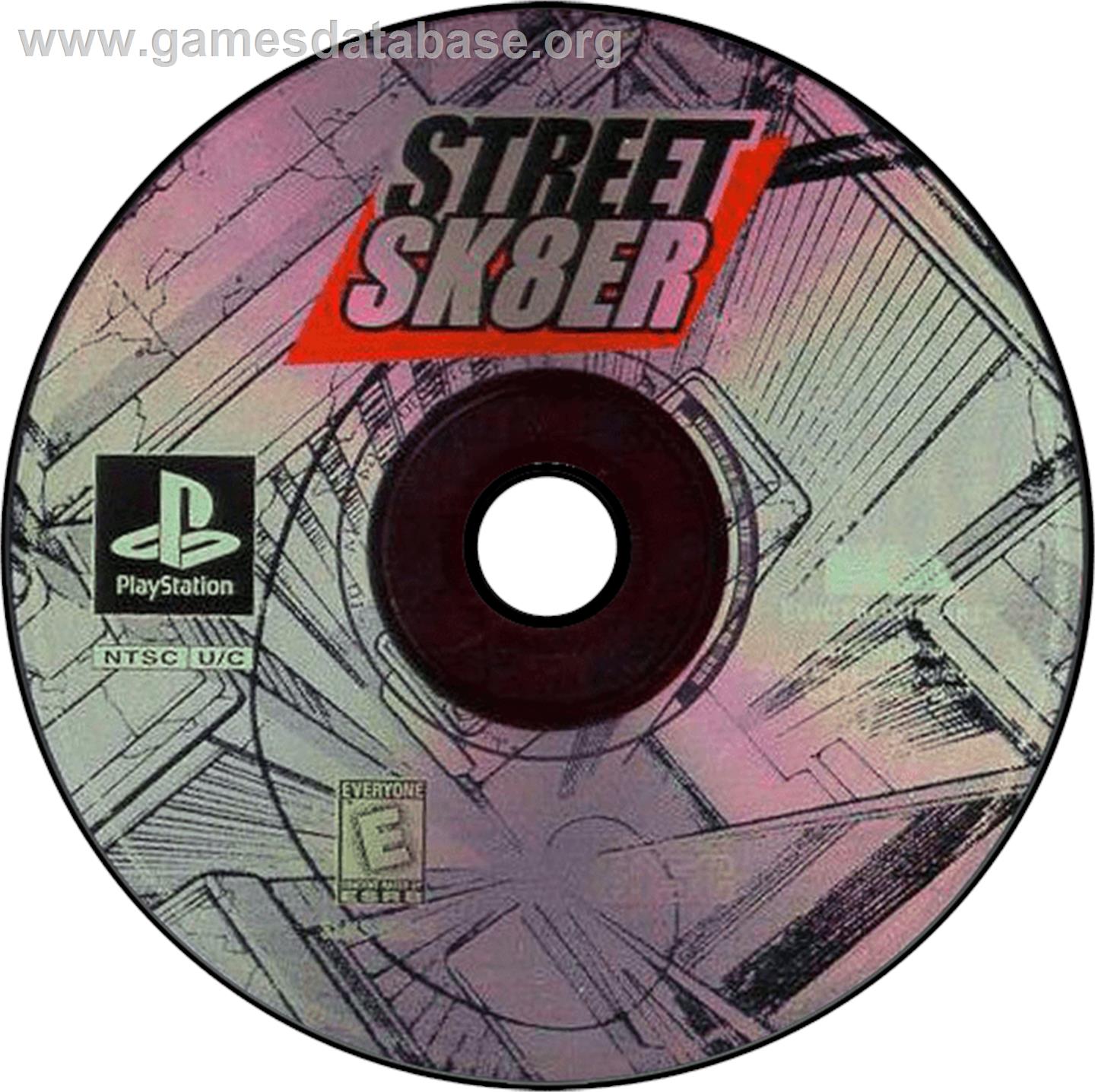 Street Sk8er - Sony Playstation - Artwork - Disc