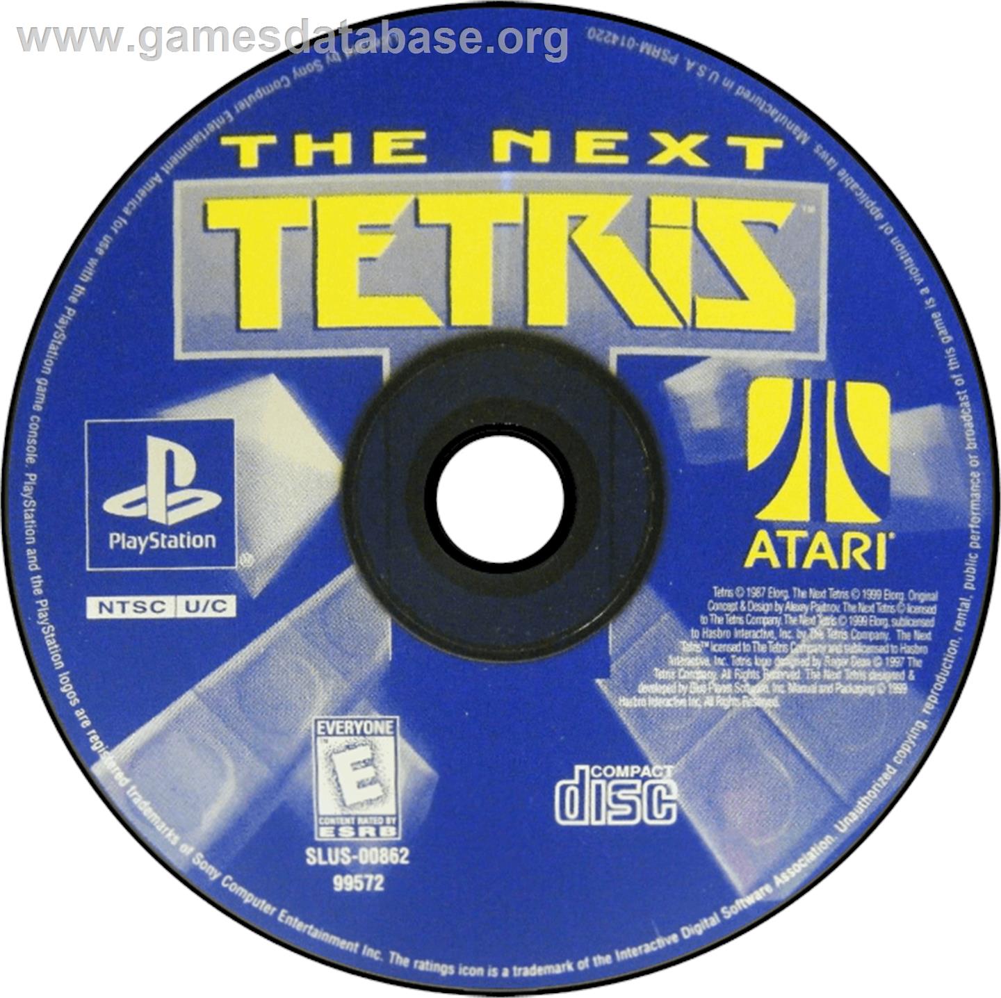 The Next Tetris - Sony Playstation - Artwork - Disc