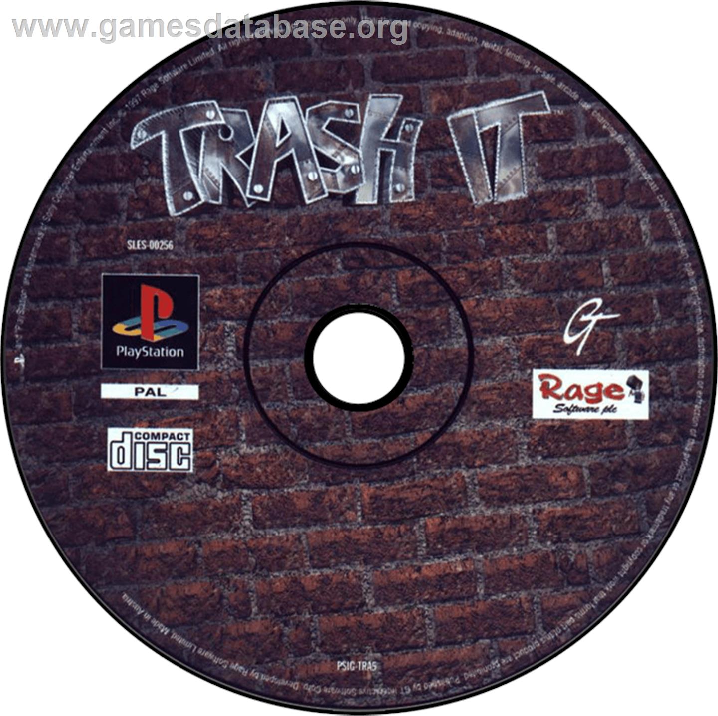 Trash It - Sony Playstation - Artwork - Disc