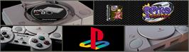 Arcade Cabinet Marquee for Spyro 2: Ripto's Rage.