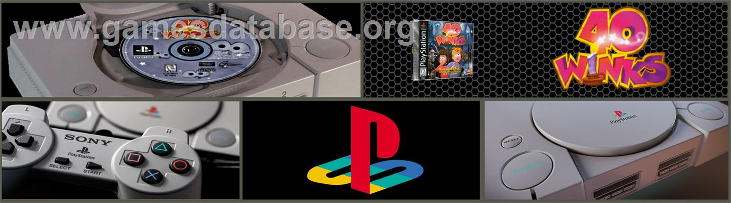 40 Winks - Sony Playstation - Artwork - Marquee