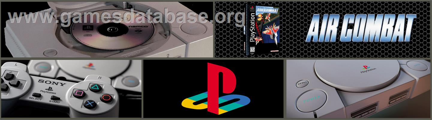 Air Combat - Sony Playstation - Artwork - Marquee